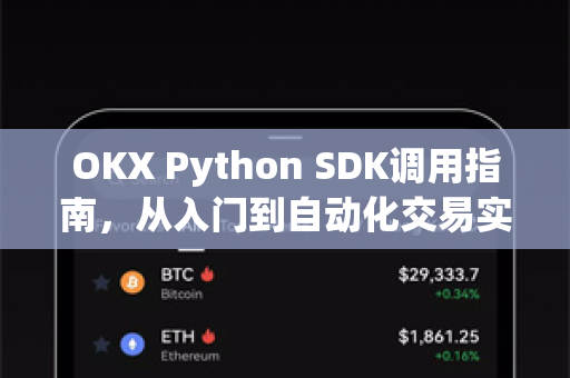 OKX Python SDK调用指南,从入门到自动化交易实战 OKX Python SDK调用指南,从入门到自动化交易实战