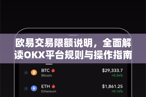 欧易交易限额说明，全面解读OKX平台规则与操作指南